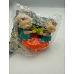 Vintage‎ 1998 Burger King Rugrats Movie Toy Phil & Lil with Reptar NIP
